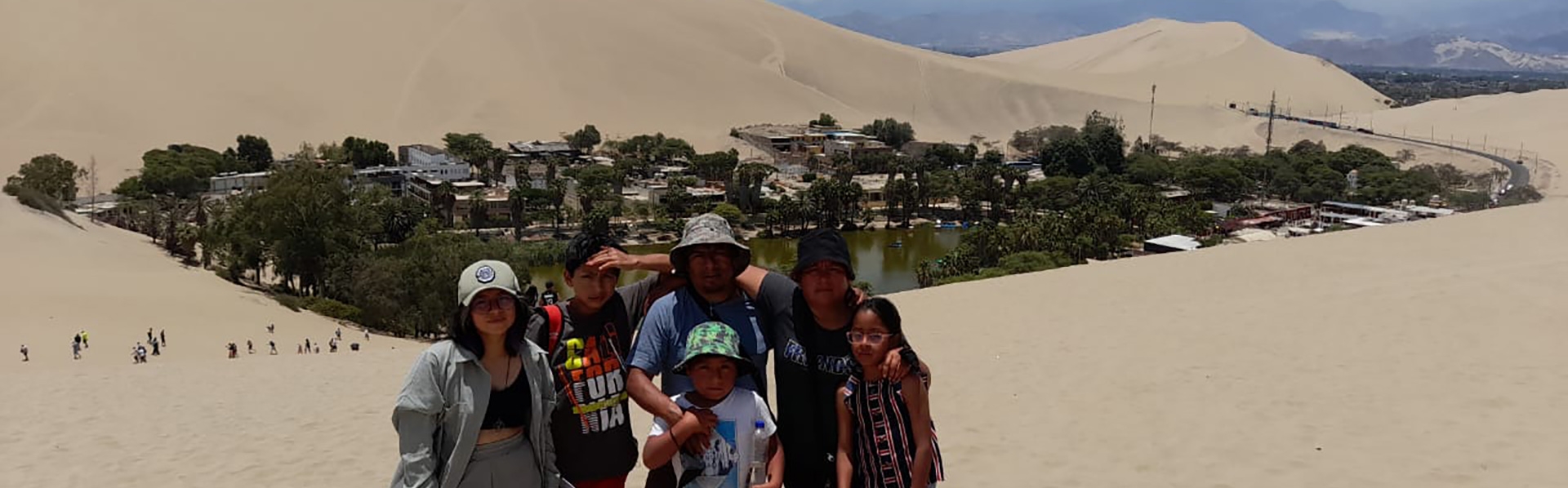 VISITANDO LA HUACACHINA CON TURISMO MARIN